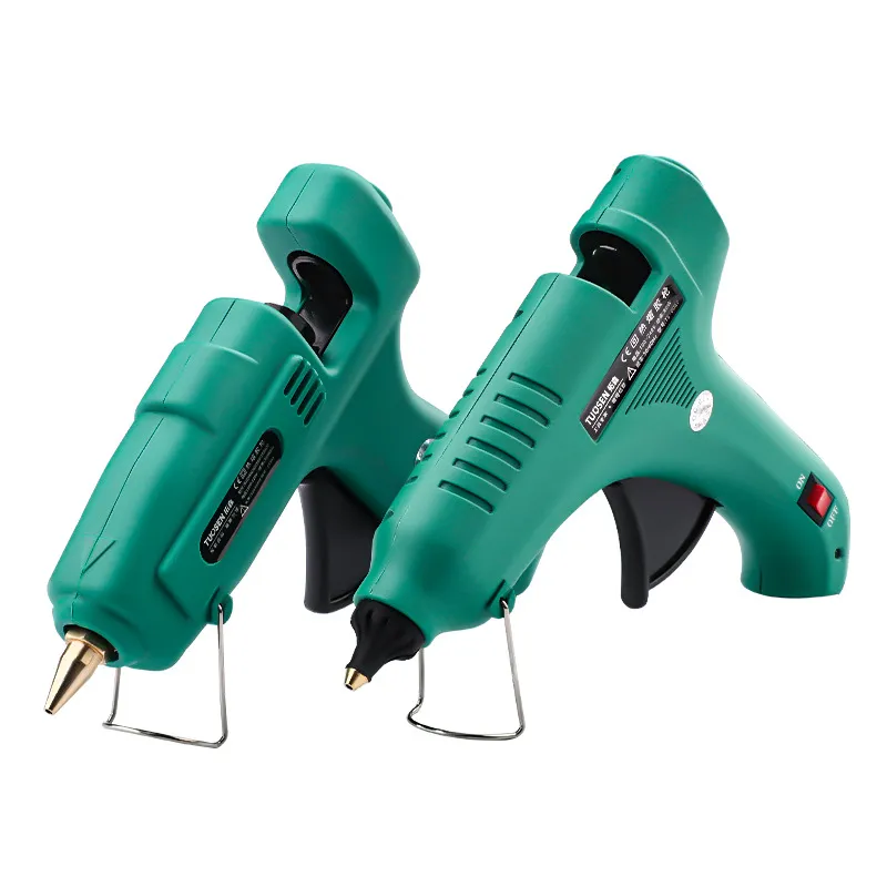 100W Adjustable Temperature Hot Melt Glue Gun – Dual Power 60W/100W Heavy Duty Craft Glue Gun with Rapid Heating, Ideal for DIY, Home Repair & Woodworking